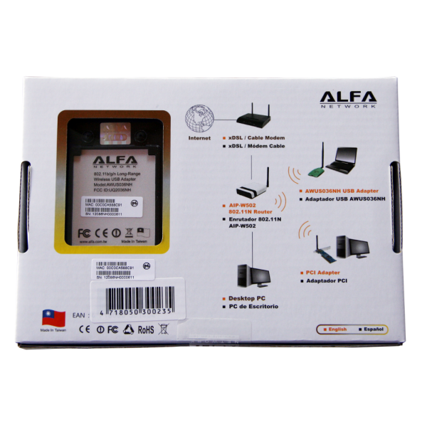 alfa network model awus036h driver free download
